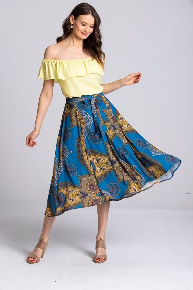 Kadın Mavi Etek 20976 - 1