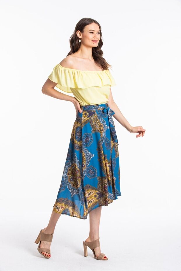 Kadın Mavi Etek 20976 - 4