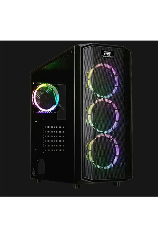 Boost X-58rgb Mesh Panel 4xrgb Fan Boş Atx Kasa - 1