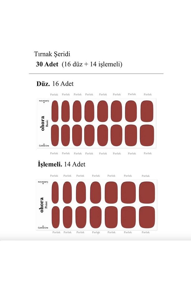 N Addict Manikür Jel Tırnak 30 Adet, 2 Kullanım - 7