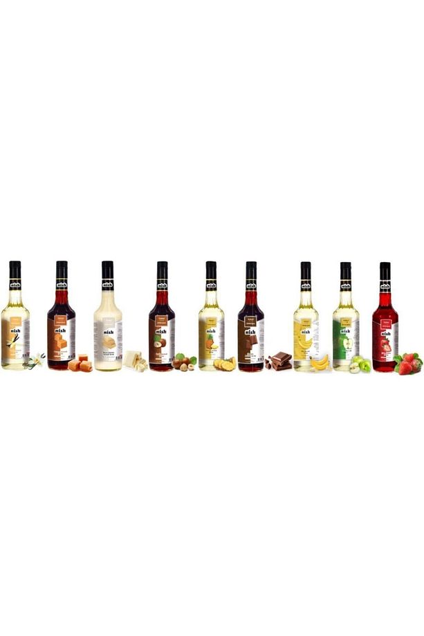 Nish Fındık Çilek Çikolata Şurupları 3 X 700 Ml - 3