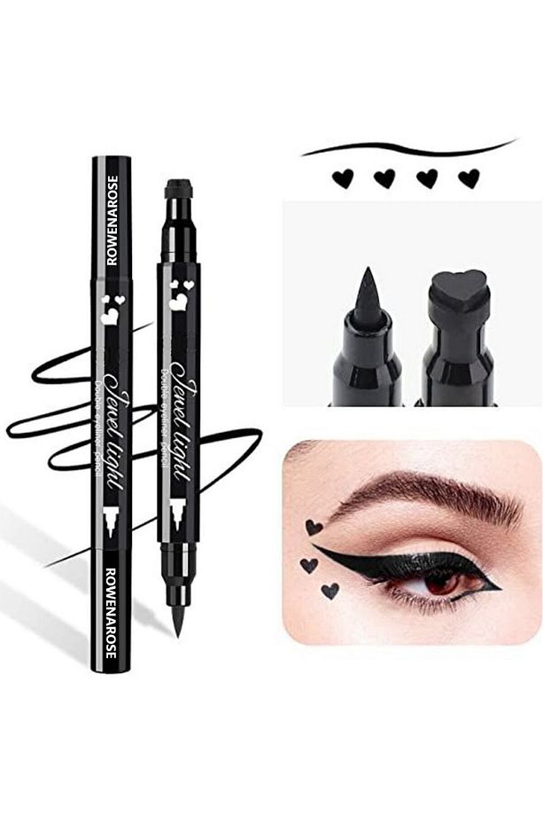 Çift Taraflı Kalp Desenli Kalem Eyeliner - 1