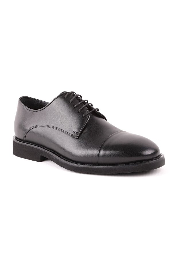 L4842 Leather Men's Casual Shoes Black
