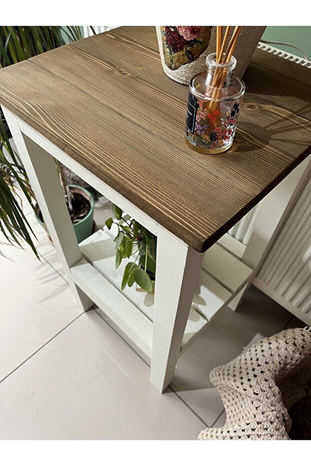 Ahşap köşe sehpa - 3