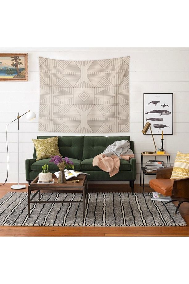 Boho Duvar Örtüsü, Duvar Halısı 130x150 Cm - 1