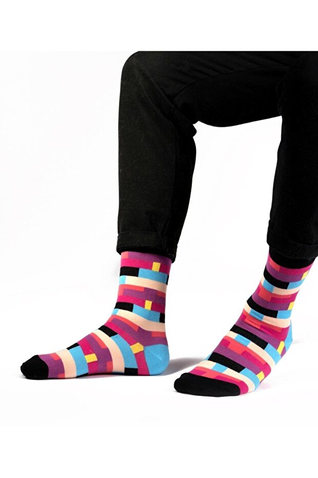 Box Desenli Çorap - 4