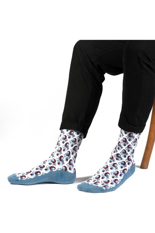 Bubble Desenli Çorap - 4