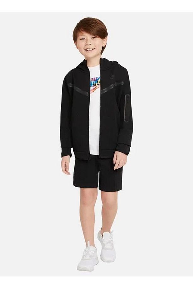 Çocuk Siyah Şort DA0826-010 B Nsw Tch Flc Short - 2