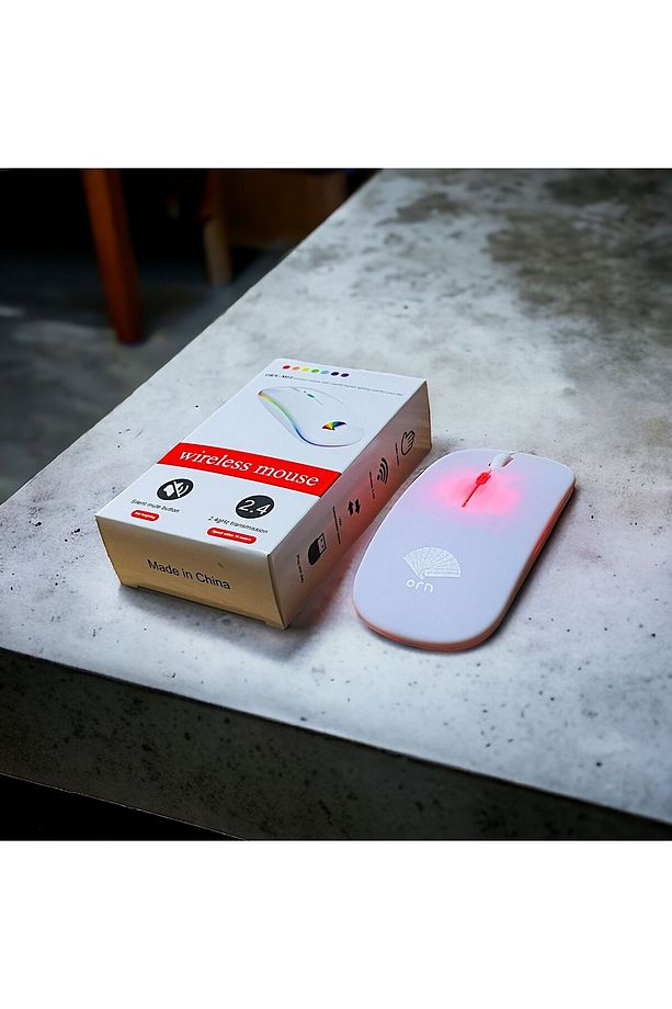 RGB KABLOSUZ ŞARJLI BLUETOOTHLU MOUSE - 2