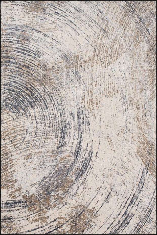 Traditional Decorative Carpet and Washable Rug with Circular Marble Theme miravip9784