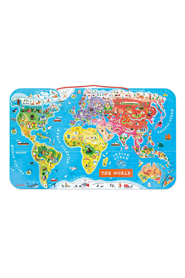 Magnetic World Map Game - 2