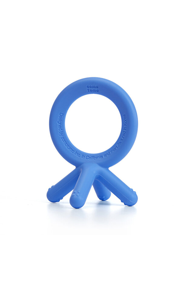 - Silicone Baby Teether - Blue