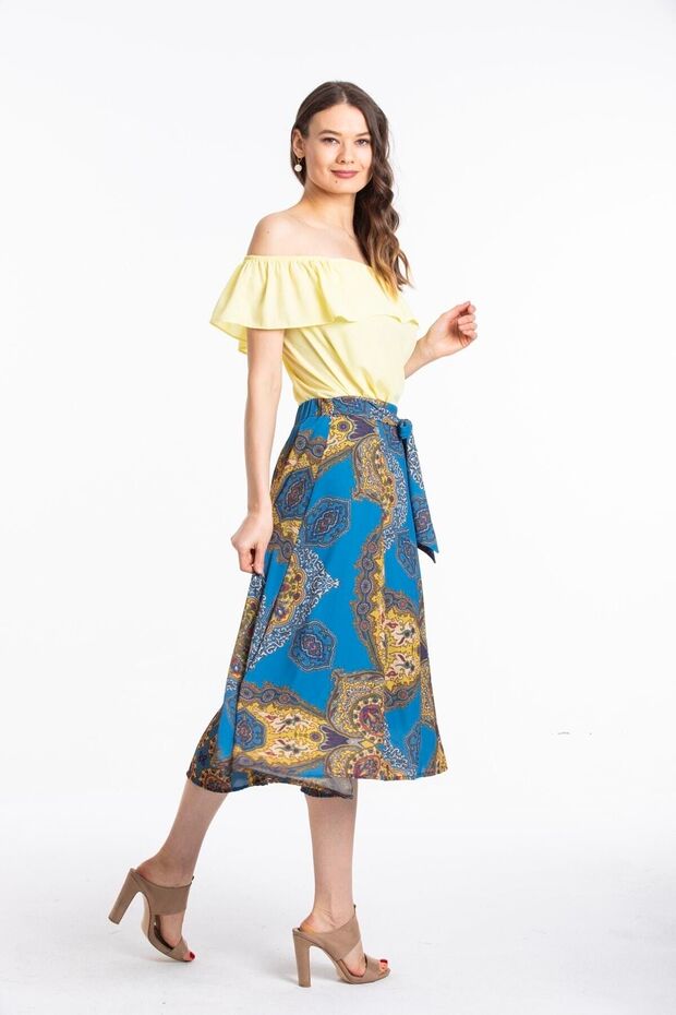 Kadın Mavi Etek 20976 - 5