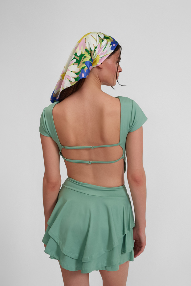 ELLA Yeşil Şort Etek - 7