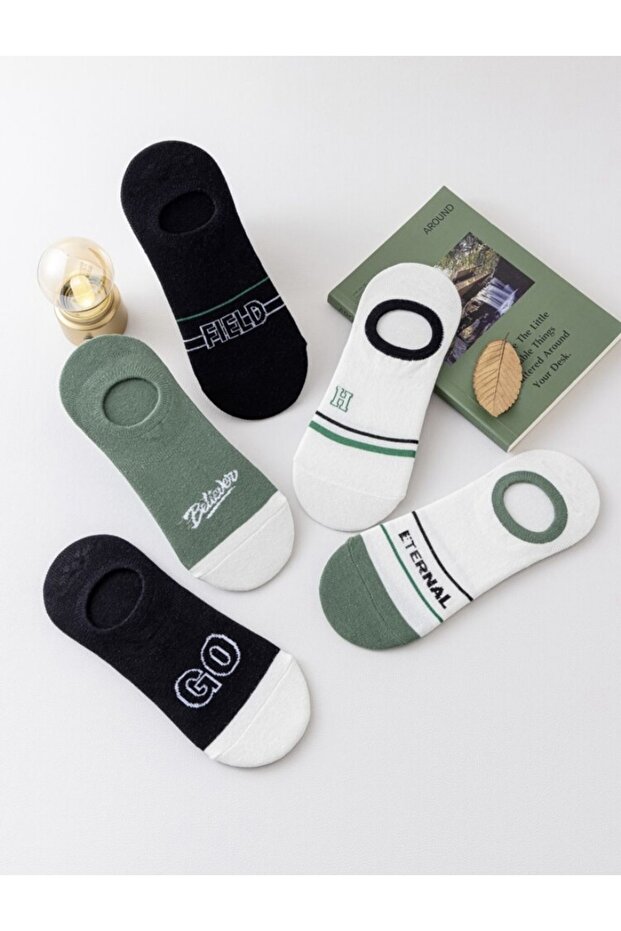 5 Pairs Summer Sneakers Invisible Ballerina Socks Set