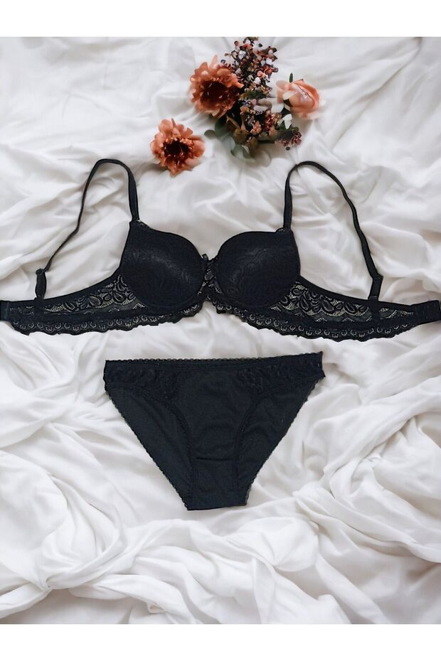 طقم حمالة صدر مبطنة كلاسيكية - 2