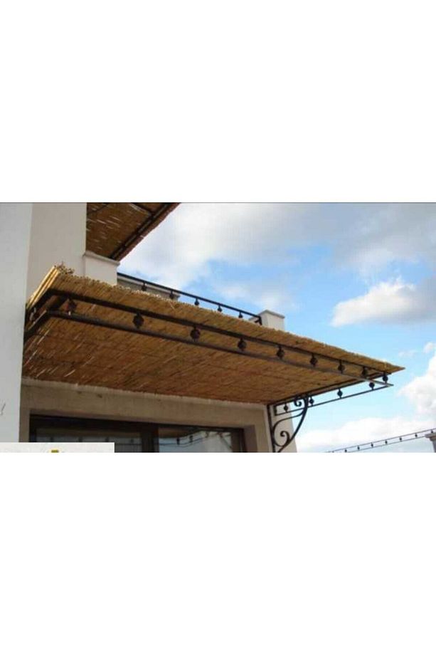 Kamış Hasır Bambu Çit 1m X 6m - 2
