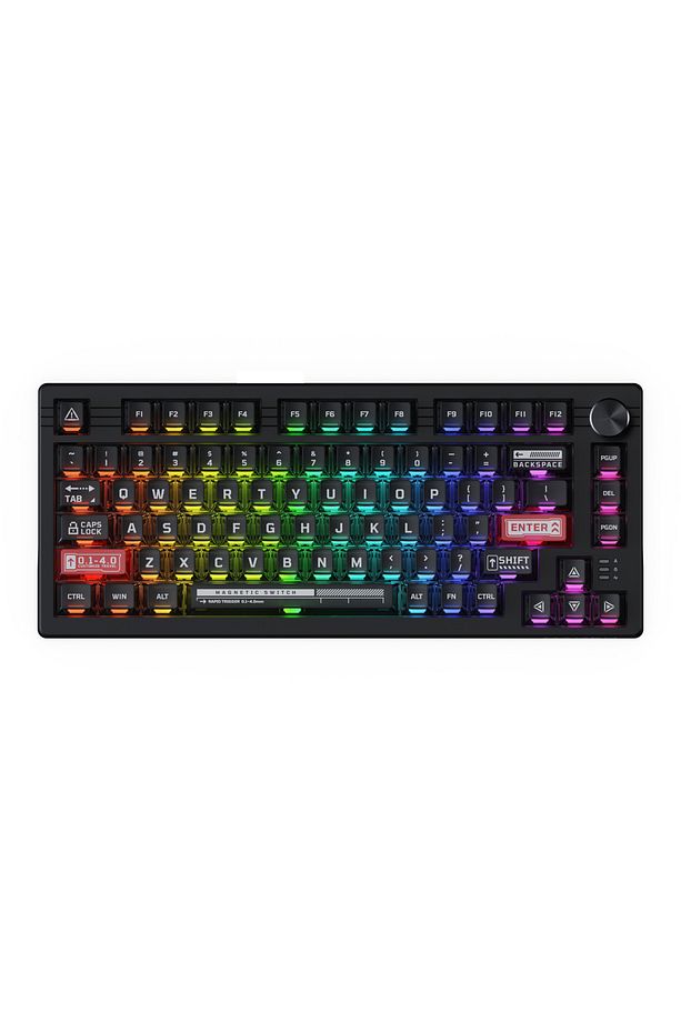 EK75 RT Magnetic Switch Mechanical Keyboard - Siyah - 1