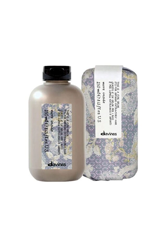 DAVINES More Inside Curl Gel Oil - 250 ml Natural Shine and Moisturizing Hair Care
