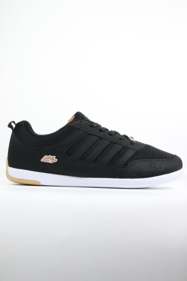 M.P - 241-7320MR - Black Thin Sole Mesh Men's Sports Shoes