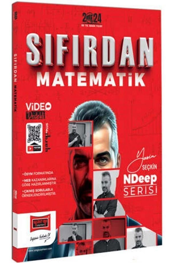 Yargı 2024 YKS TYT Sıfırdan Matematik Video Destekli NDeep Ders Notları - Yasin Seçkin Yargı Yayınla - 1