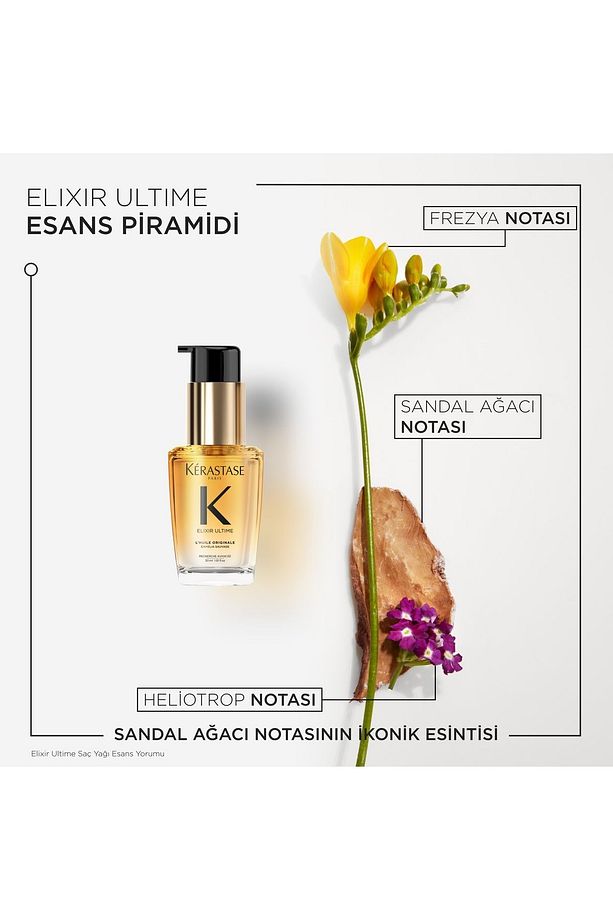 Elixir Ultime L'Huile Originale Çok Yönlü Durulanmayan Saç Bakım Yağı 30 ml/GEM-G221-vc - 1