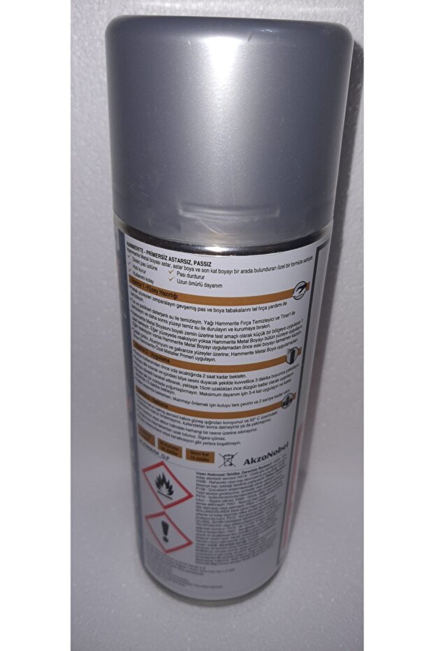 Gümüş Hammerıte Çekiçlenmiş Sprey Boya - 3