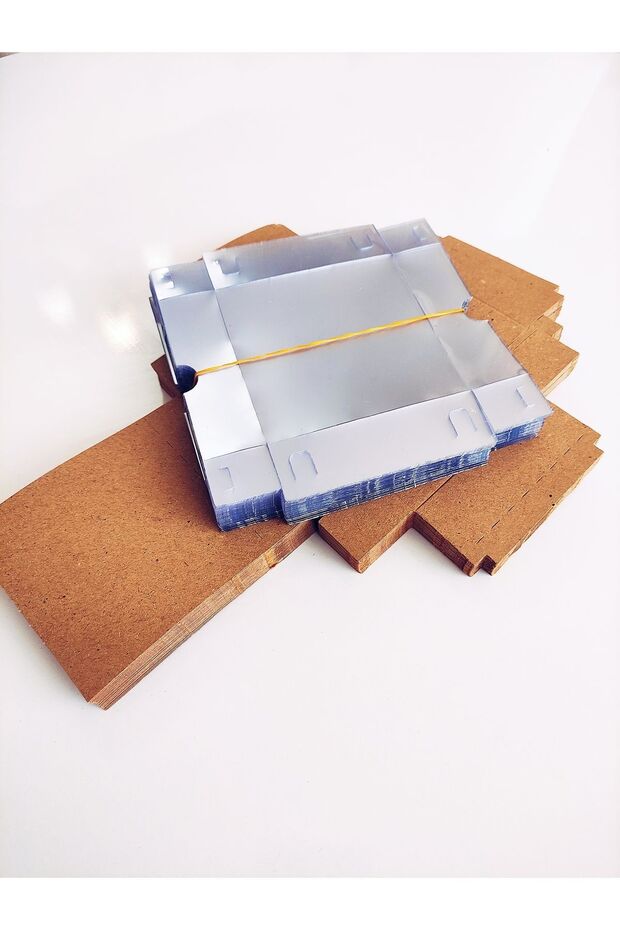 7x7x3 Kraft Kutu 100 Adet - 2