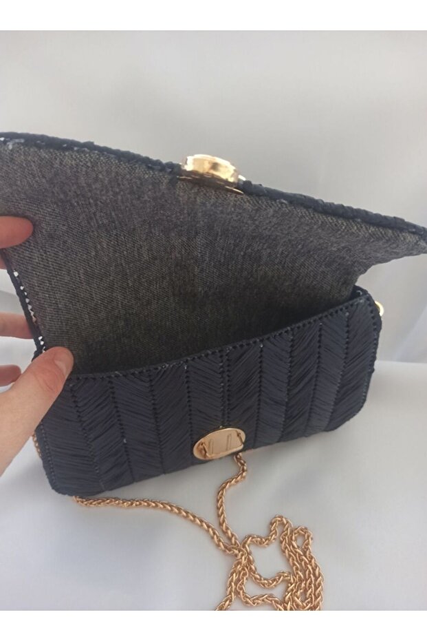 Hasır Kanvas Çanta - 3