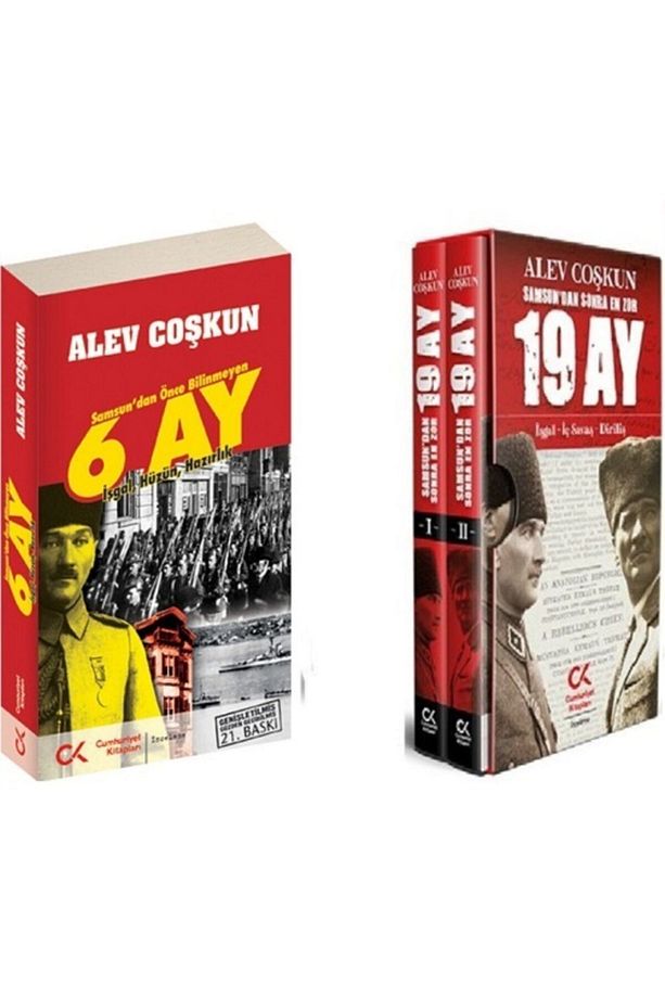 Samsun'dan Önce Bilinmeyen 6 Ay - Samsun’dan Sonra En Zor 19 Ay 1-2 / 2 Kitap Set - Alev Coşkun - 1