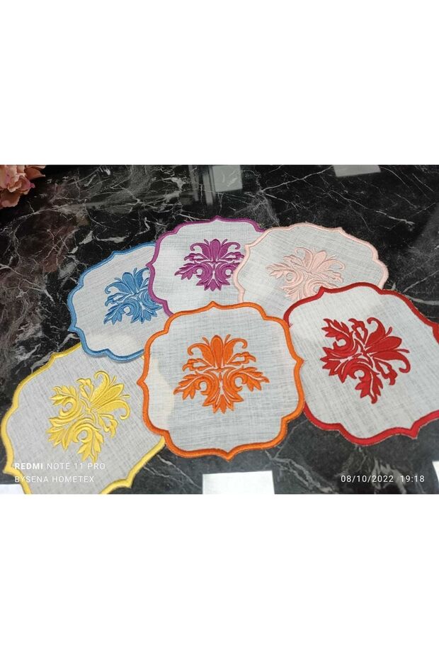 Volate Kokteyl Ve Kahve Yanı Sunum Peçetesi 1 Adet Mavi Renkli - 3