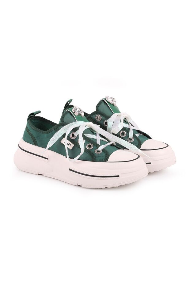 389 Pantofi verde - 3
