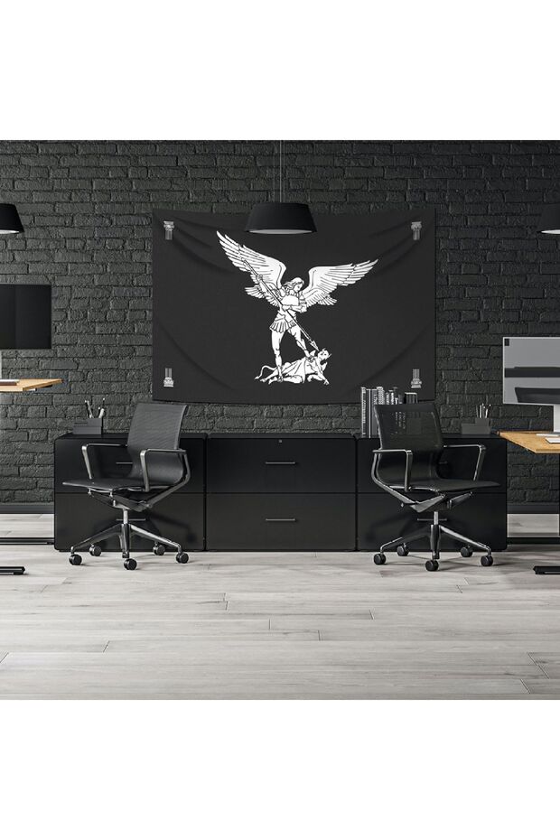 Ares & Devil Duvar Örtüsü, Duvar Halısı - 145x100 Cm - 1