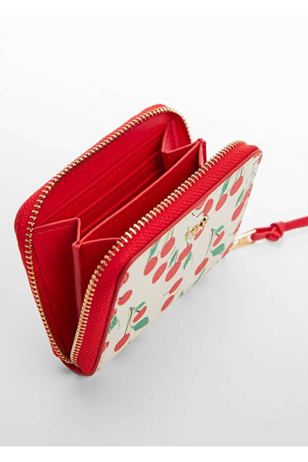 Cherry Pattern Wallet - 1