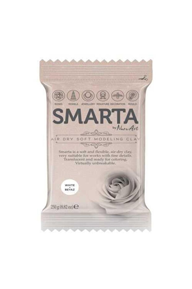 Smarta Akıllı Model Hamuru Beyaz 250gr - 1