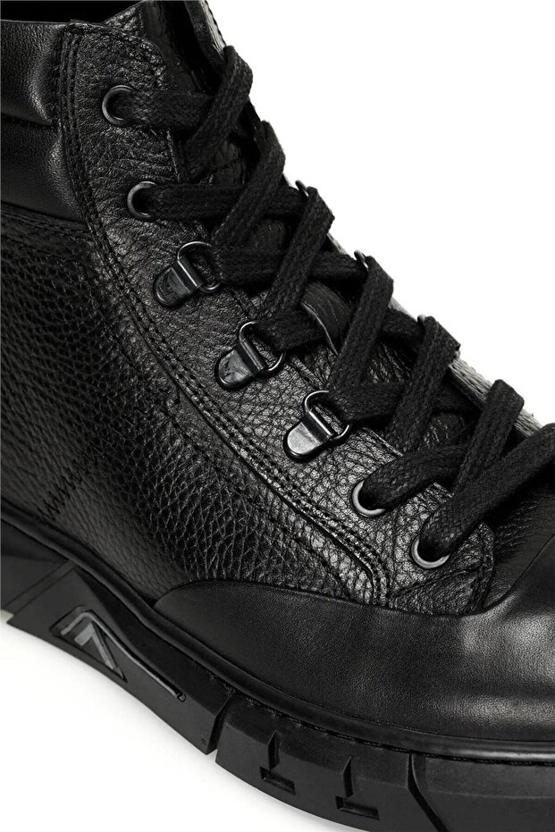 Leza 3pr Siyah Erkek Basıc Günlük Bot - 6