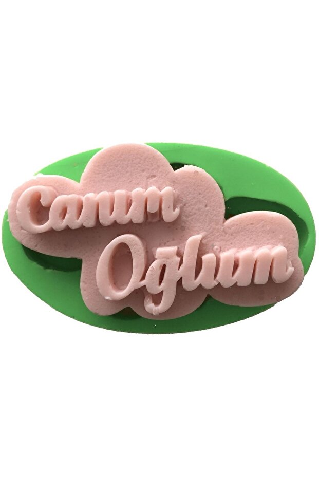 My Dear Son Written Silicone Candle Mold 8x4x1 Cm