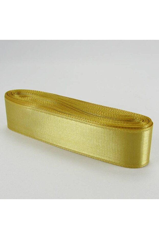 Gold Satin Ribbon 3 CmX 10 Meters