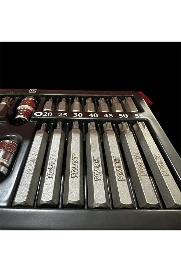 PRO DHT 40 PARÇA POWER BİTS UÇ SETİ PROFESYONEL CHROME VANADİUM ÇELİK - 3