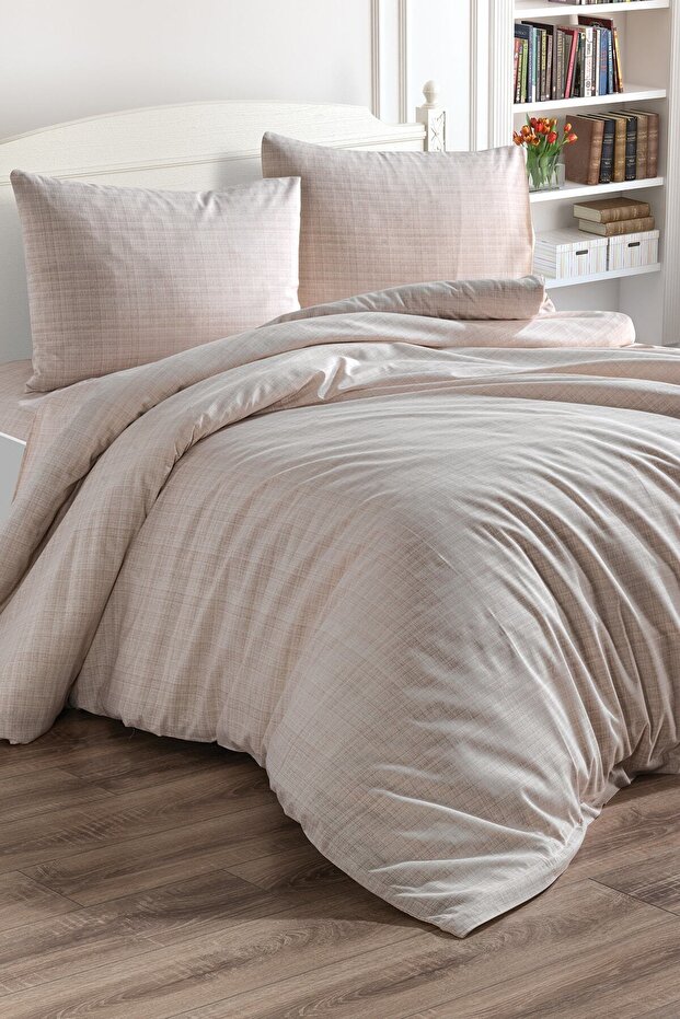 Brush 4 Piece Double Duvet Cover Set