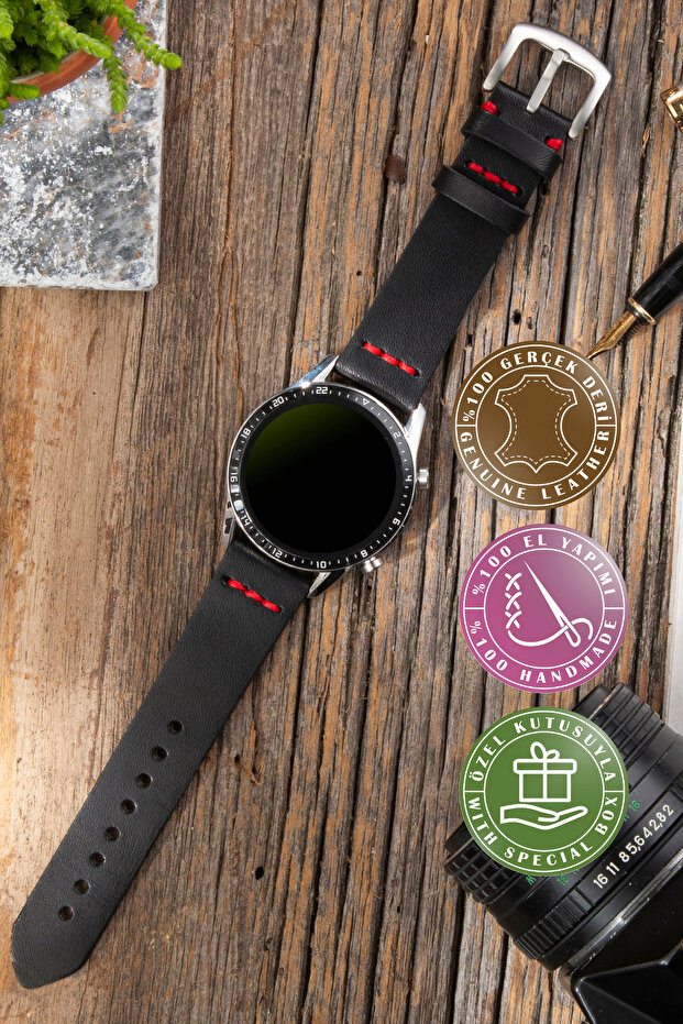 ساعة هواوي Gt Gt2 E Gt2e Gt2pro Gt3 Pro Gt3pro Watch 4 Ultimate Active سوار جلدي 46 -22 ملم