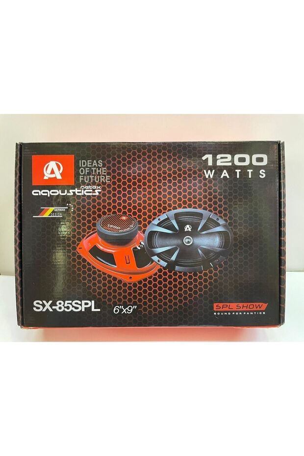 AQOUSTİCS SX-85SPL OVAL MİDRANGE 1200 WATT MAXİMUM POWER 2 ADET - 5