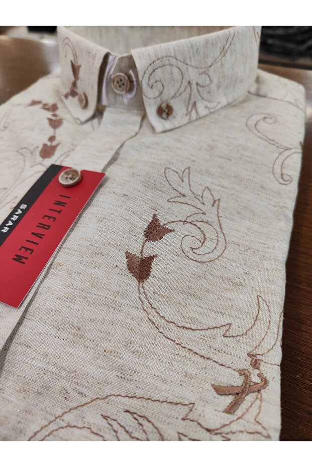 قميص انترفيو منقوش من Goias - 4