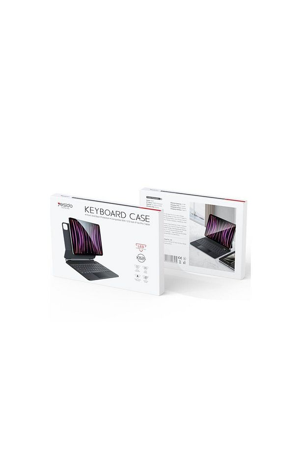 İpad Air 6. 5. 4. Nesil Uyumlu Klavyeli Kılıf Magic Keyboard Touchpad Akıllı Folio Bluetooth Işıklı - 4