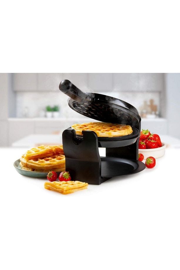 Do9223w Waffle Makinesi, Belçika Waffle, Demir, Siyah, 1 Adet - 5