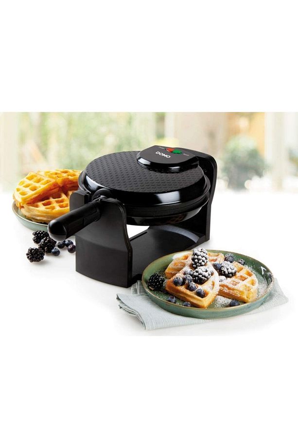 Do9223w Waffle Makinesi, Belçika Waffle, Demir, Siyah, 1 Adet - 1