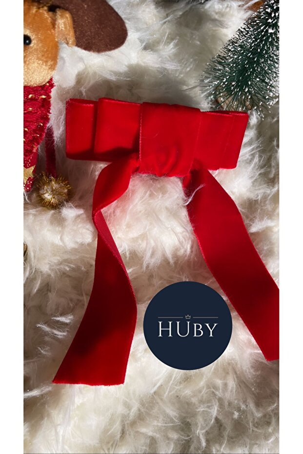 Big bow buckle velvet ribbon buckle