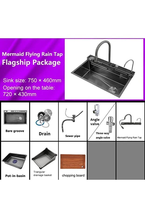 Bliote Premium Kitchen Sink - 6