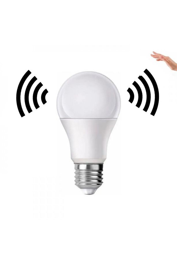 2 Adet Hareket Sensörlü Led Ampul Lamba 12 W Beyaz E27 - 1