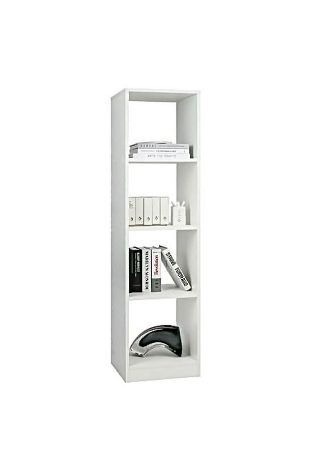 Simple 4 Raflı Kısa Kitaplık - 1
